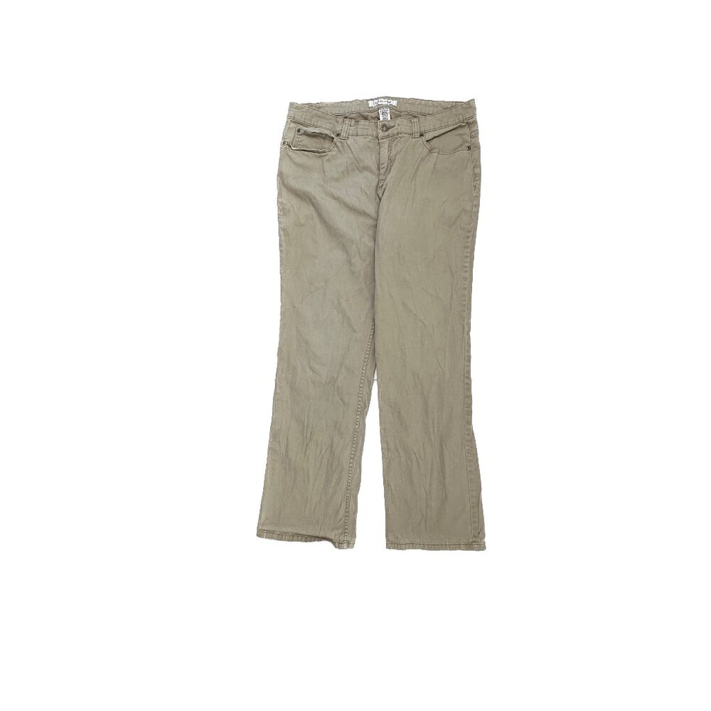 Croft & Barrow Bootcut Women's size‎ 16 Beige Denim Jeans